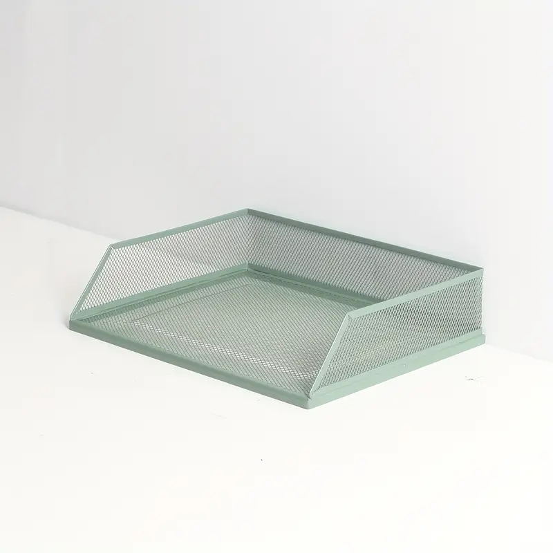 A4 녹색 가로 스타일 경사 입 1 레이어