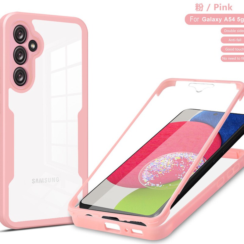 Suitable for Samsung A26 Integrated Shell and Film Phone Case A57 Qicai S24Ultra 360 Full-Cover Tpu Protective Case