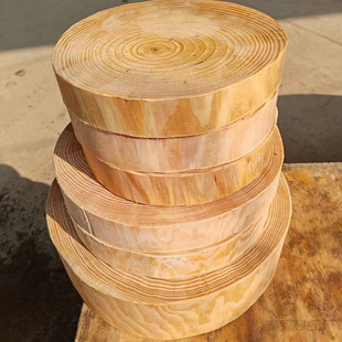 Pine Cutting Board Solid Wood Household Round Cutting Board Thickened Vegetable Pier Chopping Bone Board Kitchen Chopping Meat Board Commercial Cutting Board