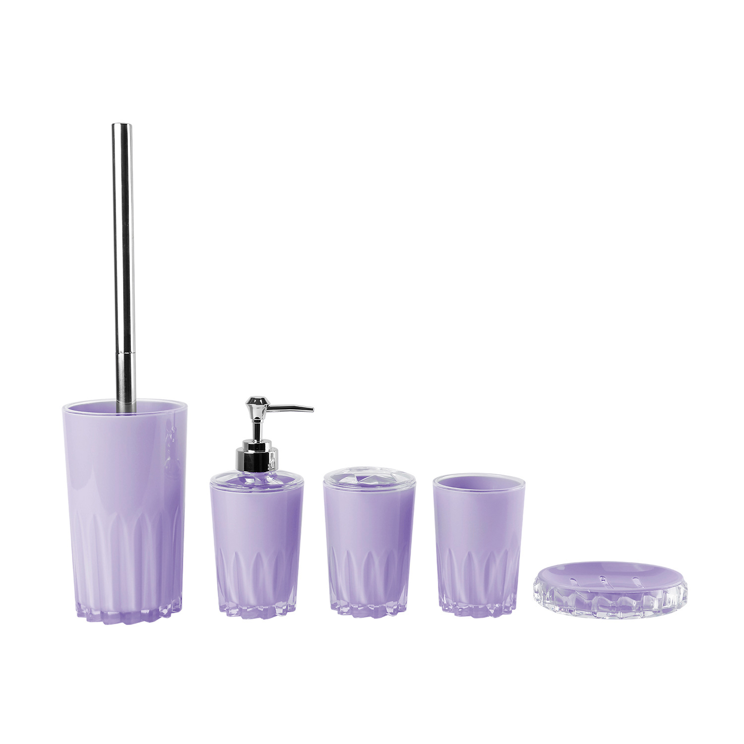 Cuarto de baño de plástico de cinco piezas conjunto de fábrica al por mayor cuarto de baño de lavado de cinco piezas conjunto hogar enjuague bucal cepillo de dientes taza de cinco piezas