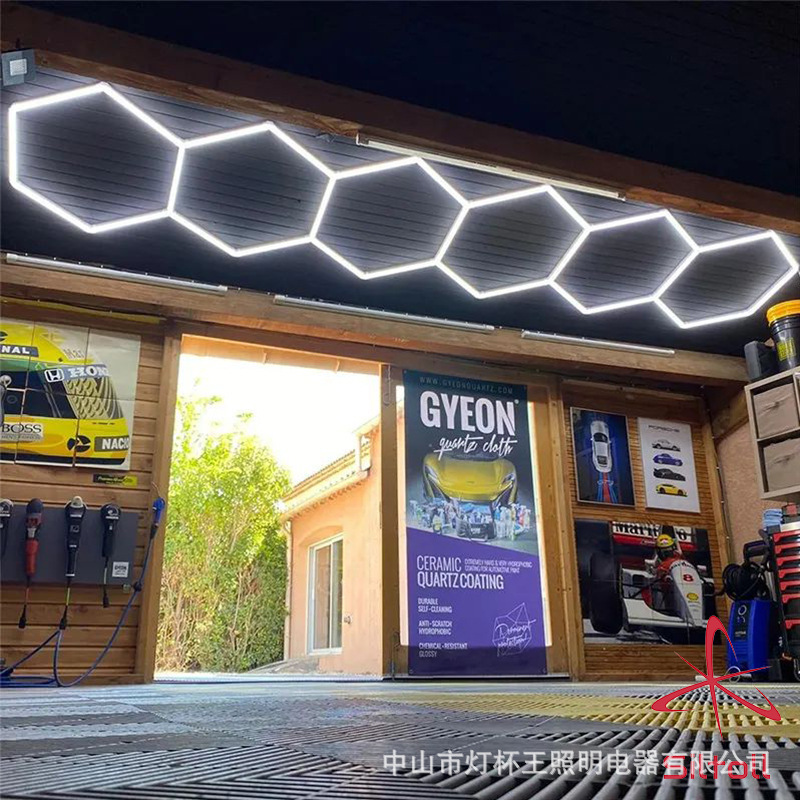 Copa de lámparas rey vestidora atmósfera de modelado lámpara de decoración impermeable pulverización anti-insectos led sin sombra deslumbrante panal de leña