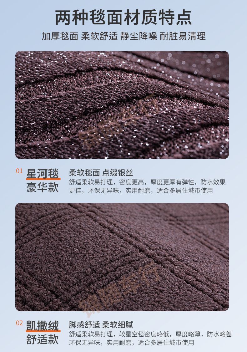 Suitable for Car Floor Mats, Upper Floor Mats, Starry Sky Blankets, Tpe Upper Starry Sky Blankets, Carpet-Type Wire Hoop Leather Upper Mats