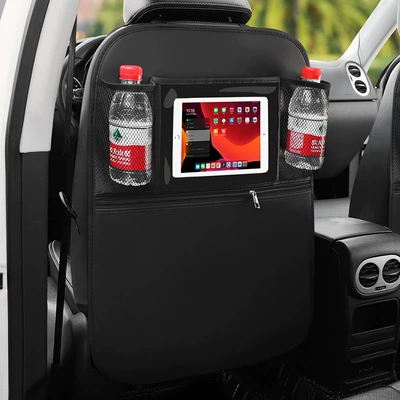 Chair back anti-kick pad creative cute seat anti-dirty protection - thickened-upgrade-black-touch-screen