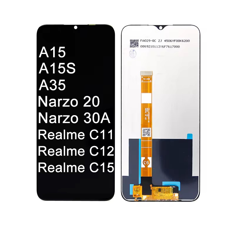 Aplicable a la pantalla LCD de teléfono móvil A15A15S / A35 / REALME C11 / C12 / C15