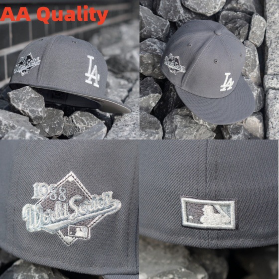 Sombreros de béisbol SOX completamente cerrados y no ajustables transfronterizos, a hombres y mujeres les gusta usar sombreros de ala plana de los Dodgers