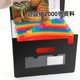 a4 three-side sealed lanyard organ bag 25 grid three-side sealed flip folder New Office file storage bag wholesale