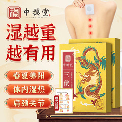 Zhongwentang お灸パッチ、ヨモギ温湿布パッチ、三伏パッチ、肩と首の温湿布パッチ、頚椎パッチ、膝関節温湿布パッチ