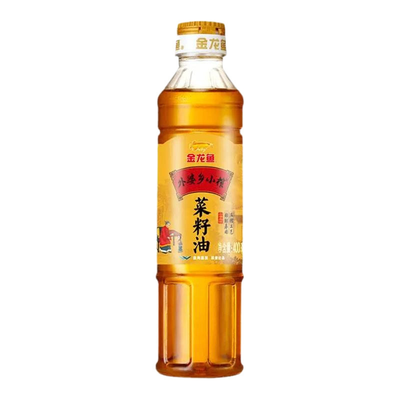 アロワナ菜種油おばあちゃんの故郷の小さな圧搾菜種油食用油 400 ミリリットル家庭用小ボトル|undefined