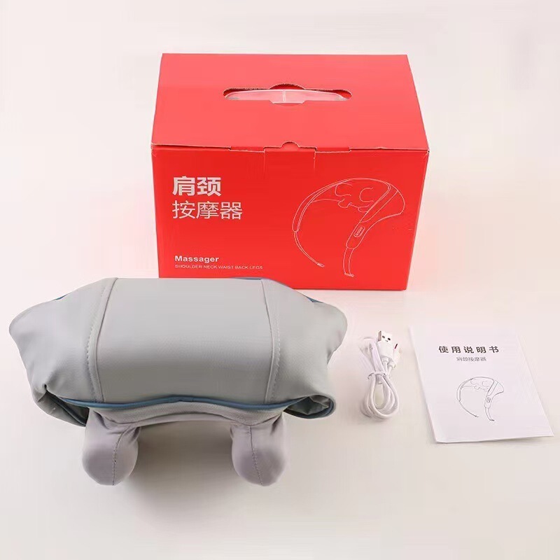 クロスボーダー電動クランプマッサージショールネックマッサージャー揉みほぐし頚椎リフティングスカラー筋打ち首肩マッサージャー|undefined