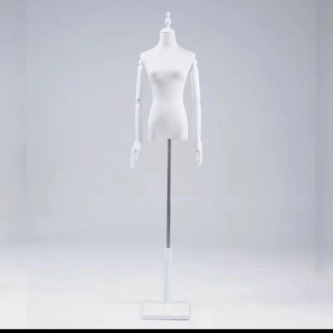 Modelo de boda accesorios ventanas de tienda de ropa de mujer en blanco y negro estante de modelo de cuerpo completo estante de exhibición de vestido image 11