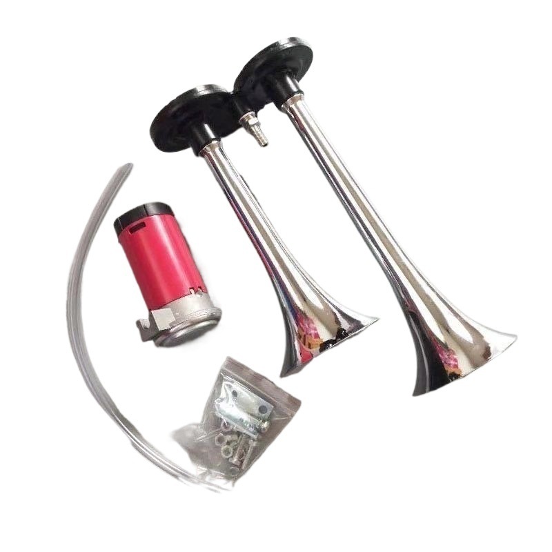 Bocina de aire eléctrica de automóvil 12V ultrasonido camión de modificación 24V ultrasonido motocicleta impermeable alta decibelios duradera