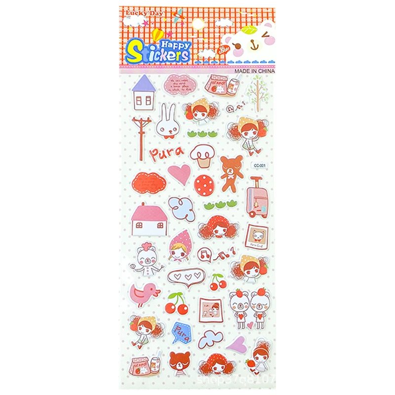Award for kindergarten, children's three dimensional sticker, cute dinosaur for dressing up, in 3d format, Korean style, factory direct supply