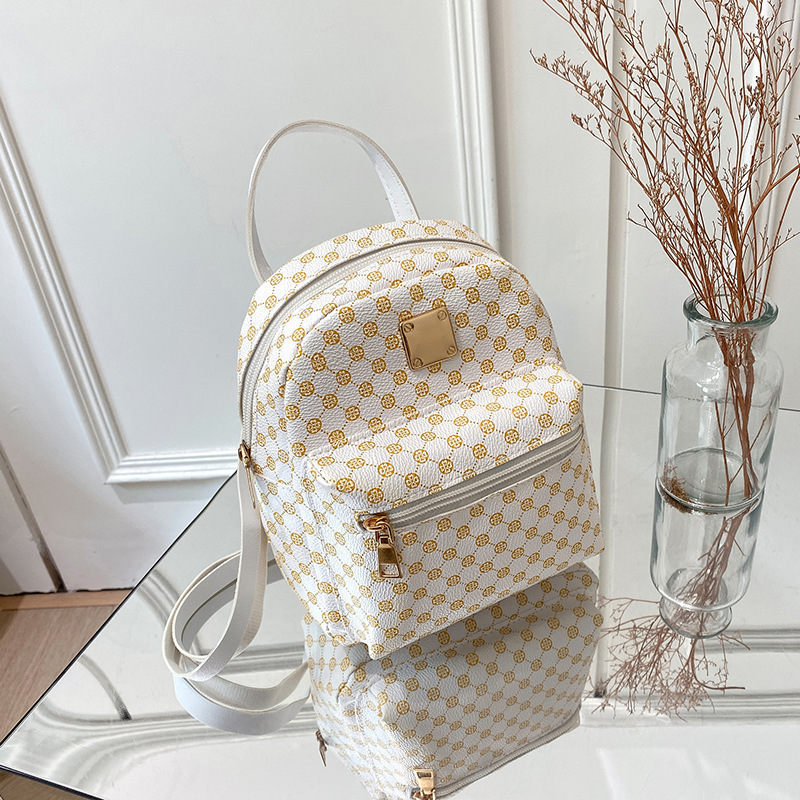 OM comercio exterior damas mochila flor coreana wbagen bolsos de moda clásicos bolsos escolares mochilas image 3