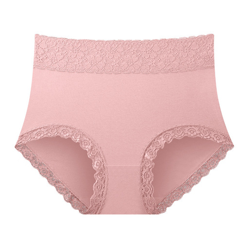 80-170 catties women's underwear plus size fat MM lace high waist sexy belly control comfortable fattening triangle