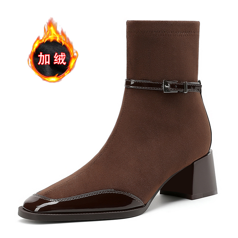 레드 브라운 플러스 벨벳 5598-2