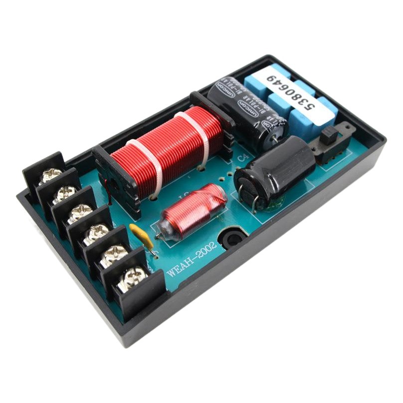 Divisor de frecuencia de audio del coche alta y baja bidireccional HiFi altavoz de alta fidelidad modificado Crossov Dispositivo de pantalla dividida