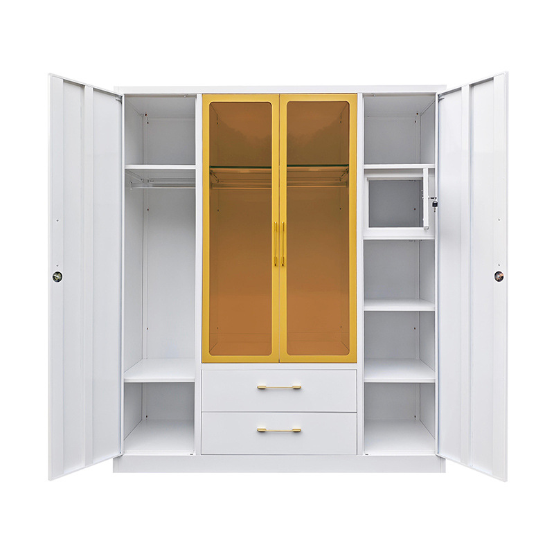 Amazon Hot Sale Print Closet de acero deslizante de chapa deslizante de acero dormitorio de niños almacenar armario personalizado image 6