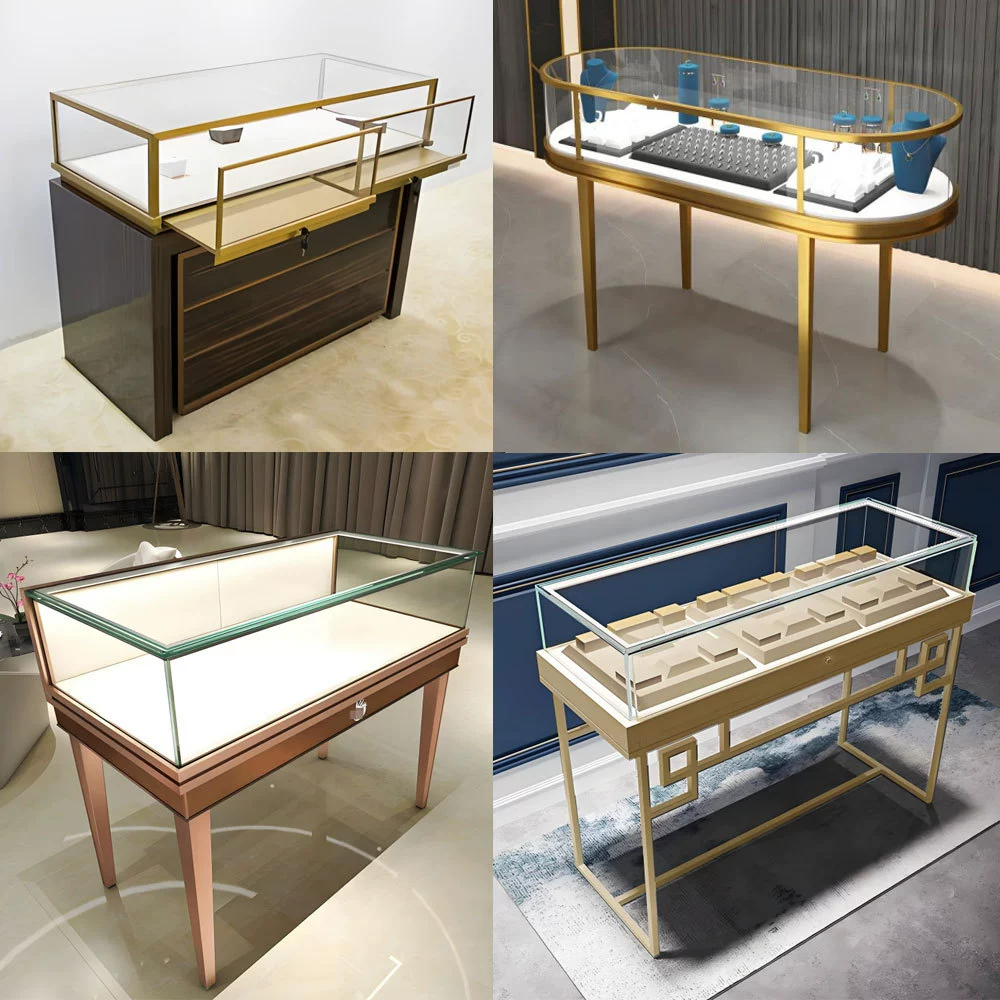 Glass Wall Jewelry Cabinet from Yomiego