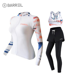 Sun Protection Women's Long Pants Diving Jellyfish Surfing Suit Full-Body Sports Shorts Set Hot Spring Swimwear Top