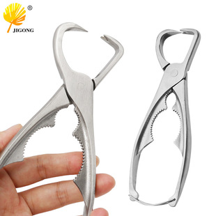 Stainless Steel Tea Tongs Large Open Tea Tongs Tea Knife Tea Brick Pu'er Tea Cake Tool Tea Ceremony Accessories Tea Maker