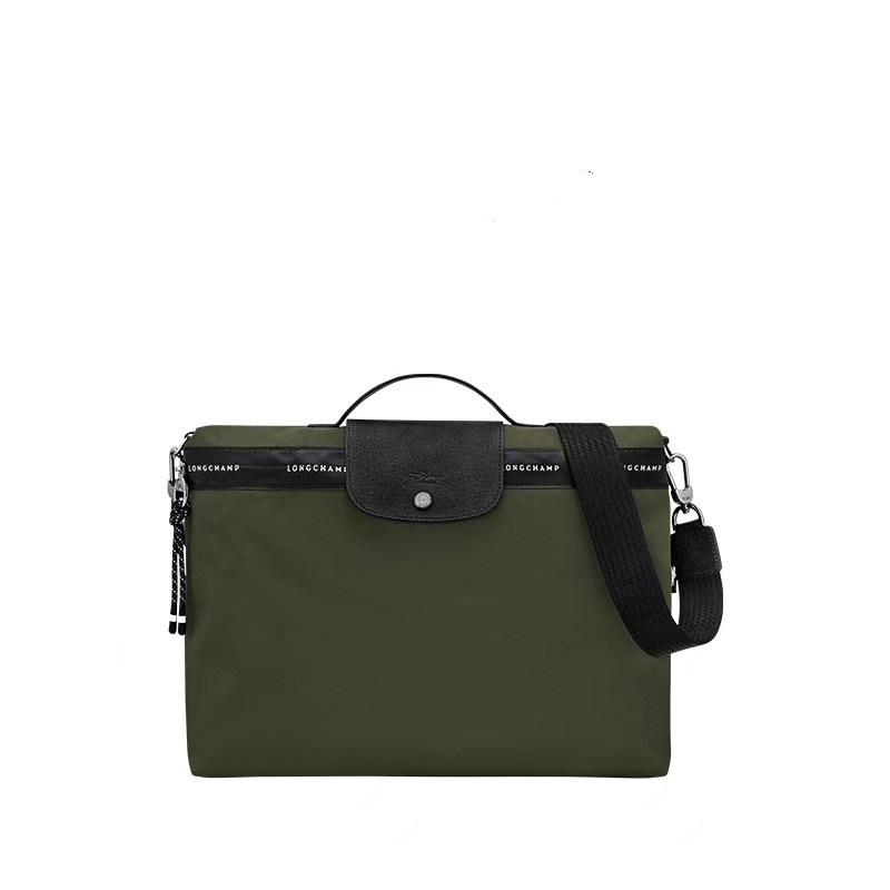 En military green computer bag