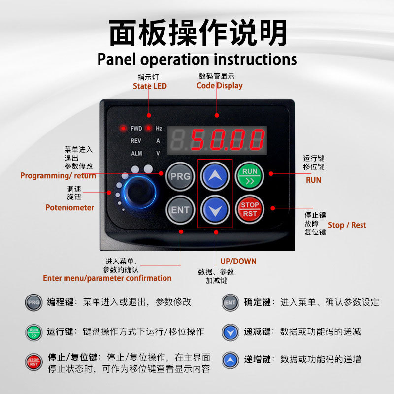 Inversor Inversor Universal Trifásico 380V Vector de servicio pesado Inversor General Trifásico 380V Bomba de agua Ventilador