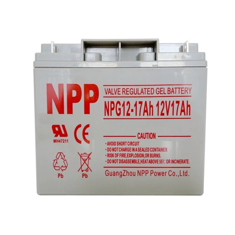 Перезаряжаемый аккумулятор NPP, источник питания, 12V, 17AH, ИБП