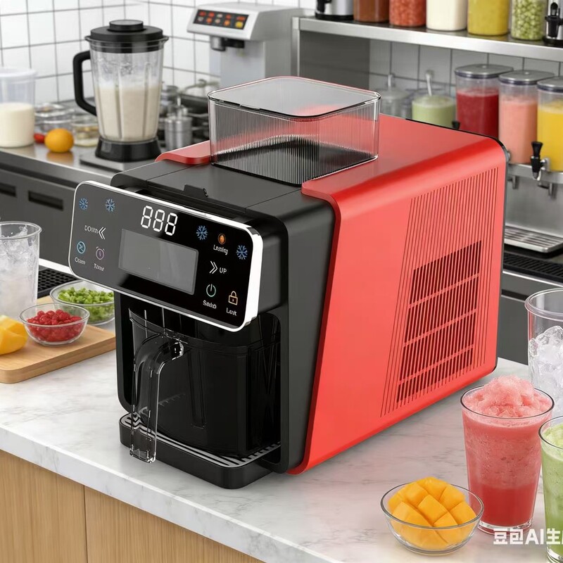New Cross-Border Fully Automatic Intelligent Snowflake Ice Machine for Home Use, Milk Coffee Beverage Ice Maker, Ice Shaver New Cross-Border Fully Automatic Intelligent Snowflake Ice Machine for Home Use, Milk Coffee Beverage Ice Maker, Ice Shaver
