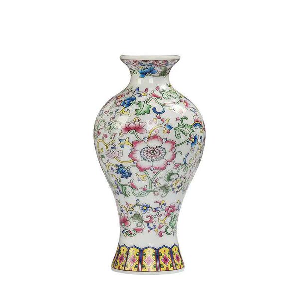 Ceramic retro enamel flower-shaped