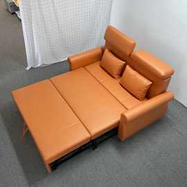 现代简约经典款沙发床两用可折叠直排一字沙发小户型客厅推拉沙发