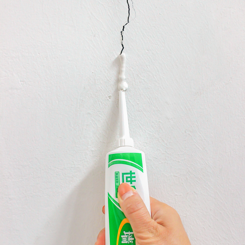 墙面墙体裂缝修补膏缝隙填补胶白色修补剂墙壁乳胶漆开裂修复神满
