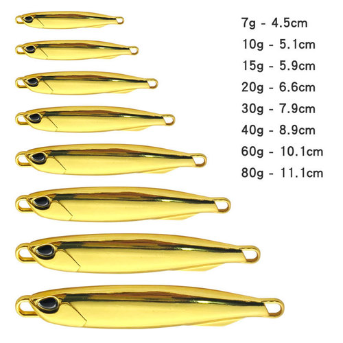 Luya Japanese-style DUO zinc alloy long bait 7g-20g bionic fake bait for freshwater and seawater fish fishing