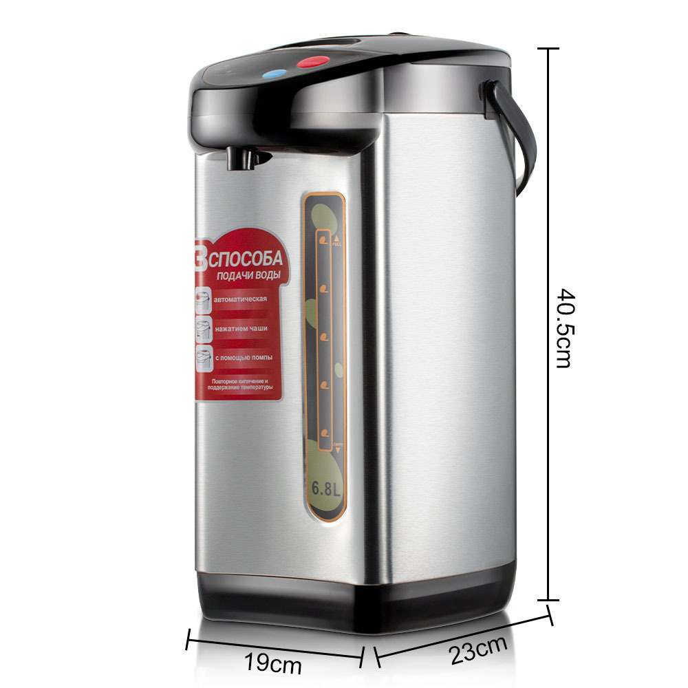 Termo eléctrico de temperatura constante 110V — termo de agua de gran capacidad 6,8 L, apto para mercados internacionales image 6