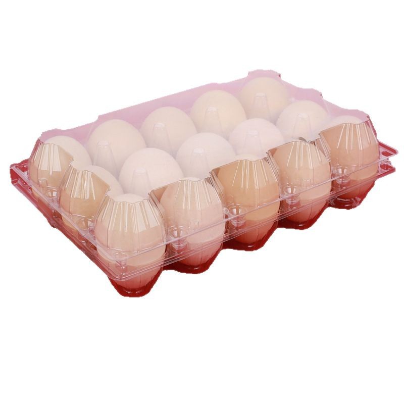 Bandeja para huevos de plástico, desechable, transparente, para huevos de gallinas libres, a prueba de golpes, múltiples especificaciones, transparente, engrosada, descuento por volumen