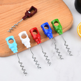 Factory spot stainless steel wine bottle opener cylinder champagne bottle opener simple T color bottle opener wholesale