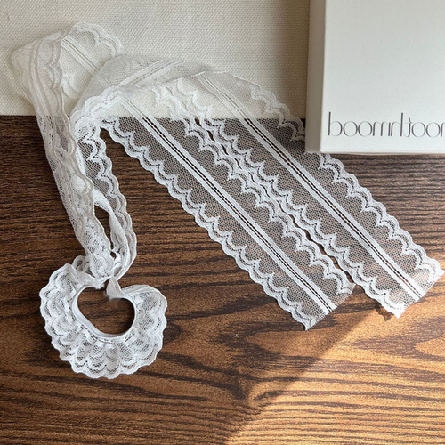 Korean hair accessories  new summer style super fairy temperament gentle wind lace ribbon streamer small fresh hair rope hair ring new