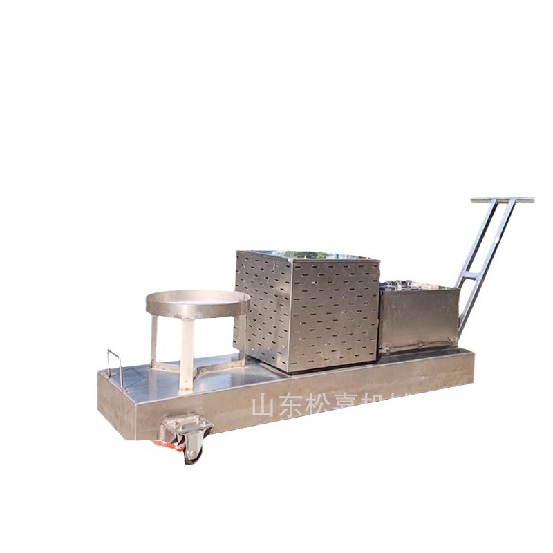 máquina de fusión infrarroja en caliente de pavimento de asfalto carretera agrietamiento pozo calentador tipo empuje manual máquina de reparación de pozo de regeneración térmica