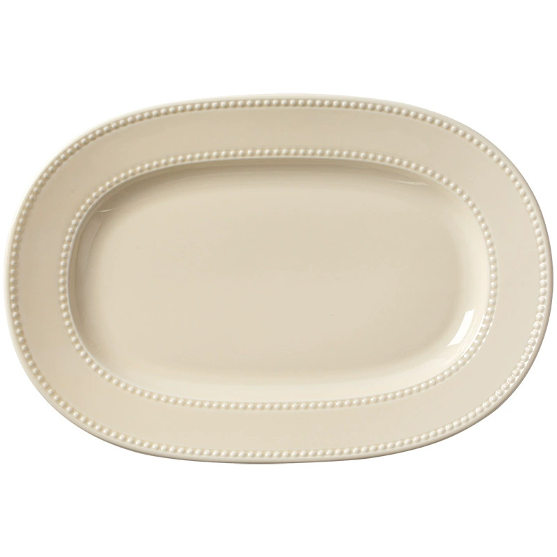 Tableware soup bowl set, bead‑edge design, assorted pieces (spoons, bowls, plates)