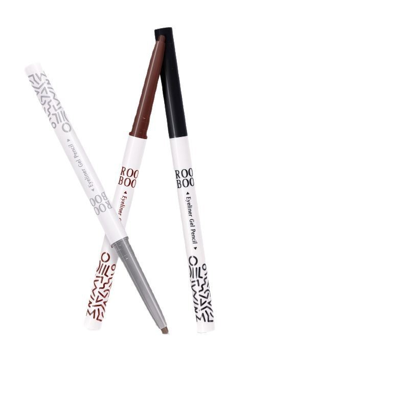 ROOBOO niebla suave de color delineador de ojos lápiz de goma impermeable natural delinear un color natural no es fácil de fabricar