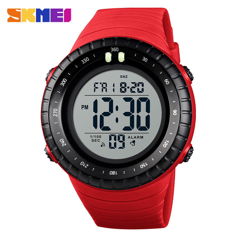 Skmei skmei 1420 nuevos deportes solo espectáculo personalidad tendencia estudiante hombres y mujeres calendario reloj despertador luminoso