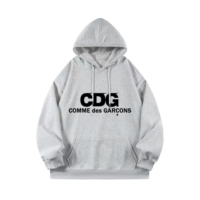 Pure Cotton Sweatshirt with Trendy Brand Lettering, American High Street Style, Fog, Loose-Fitting Hoodie for Men and Women, Couples, Spring 2025
