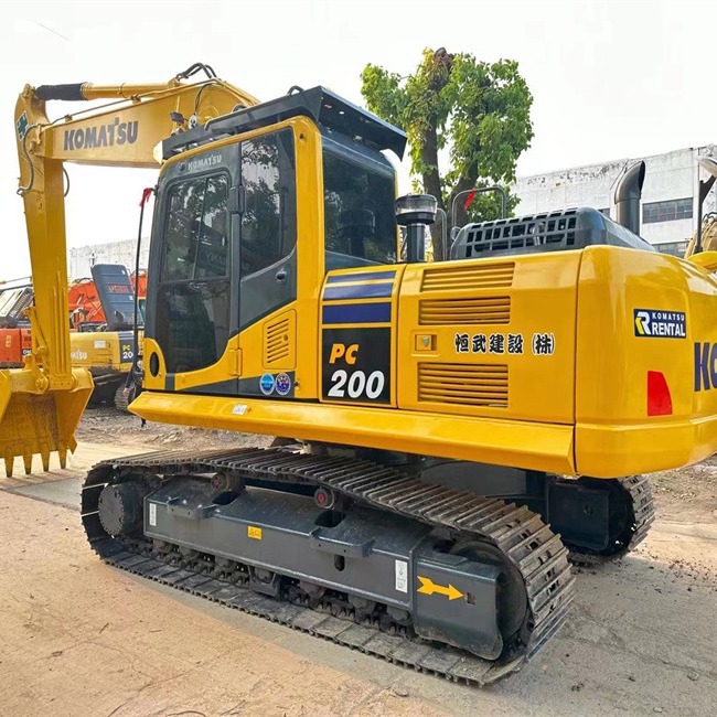 Excavadora Komatsu 200 220 360 de segunda mano Kirguistán exporta buen rendimiento de alta calidad image 3