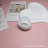 6 cm white wool ball