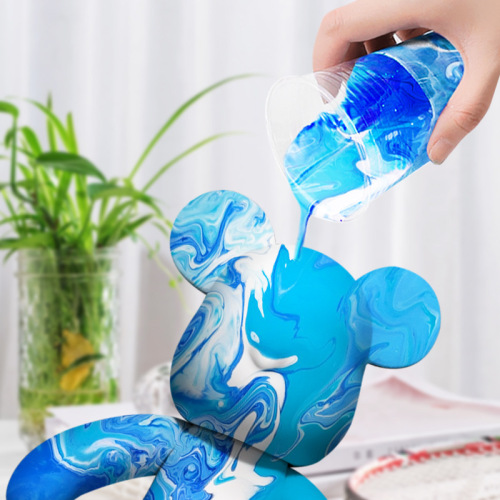 Fluid paint diy liquid flowing acrylic paint 38 colors 100ml creative art painting fluid paint