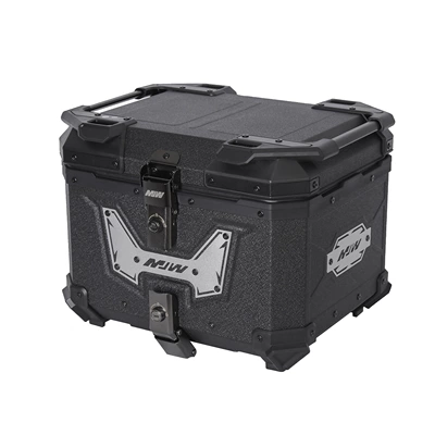 Tail Box Scooter Electric – Motorcycle trunk - mjw45l02-modelbig-demon-god-anode-silver-hanging-piecewater-pattern-black