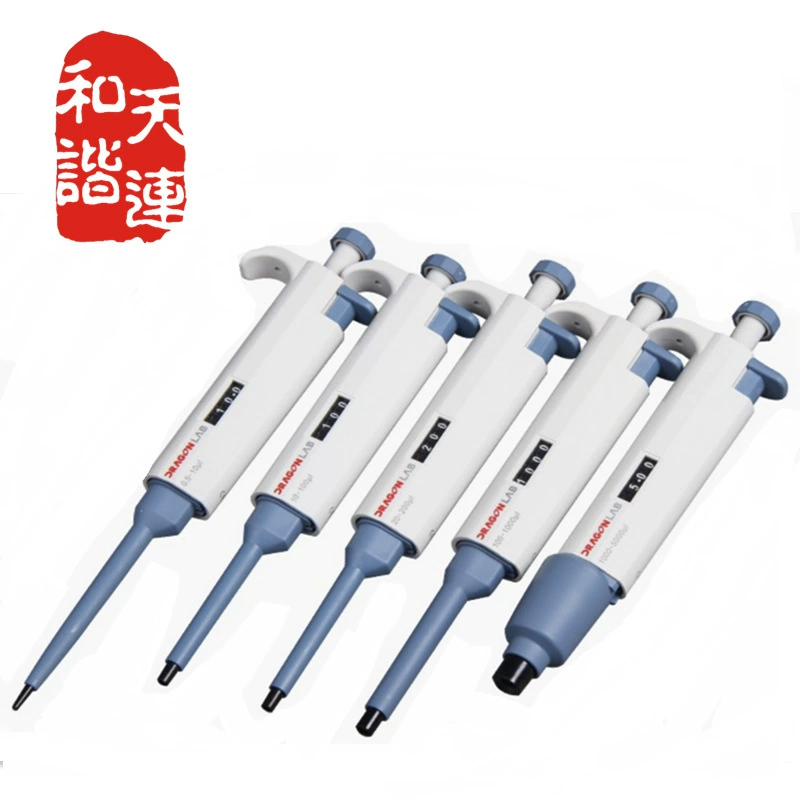 Одноканальная пипетка лабораторная Регулируемая микроколичественная пробоотборник восемь 8/12 двенадцати-канальный рядный пистолет пипетка Dragon