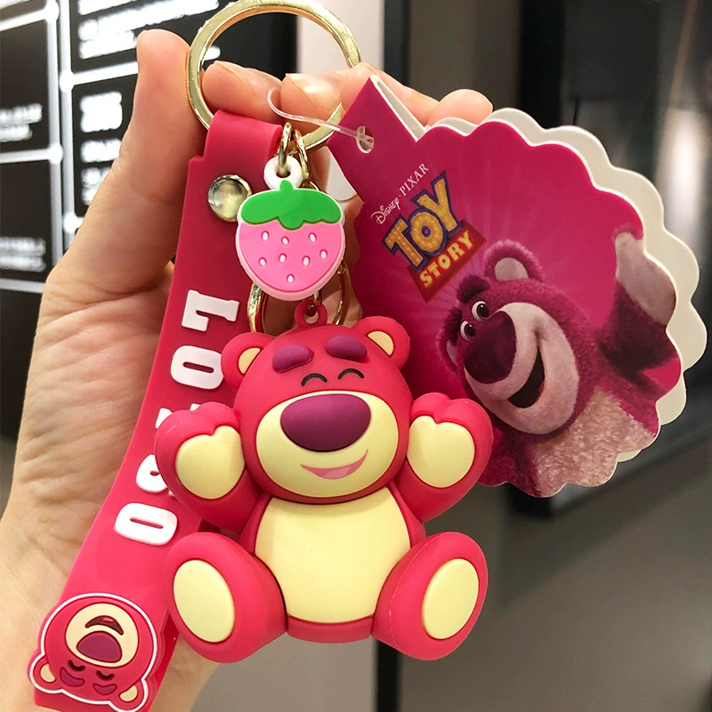 Disney, настоящая клубника, брелок, подвеска для ключей для любимого, интернет-знаменитость, оптом