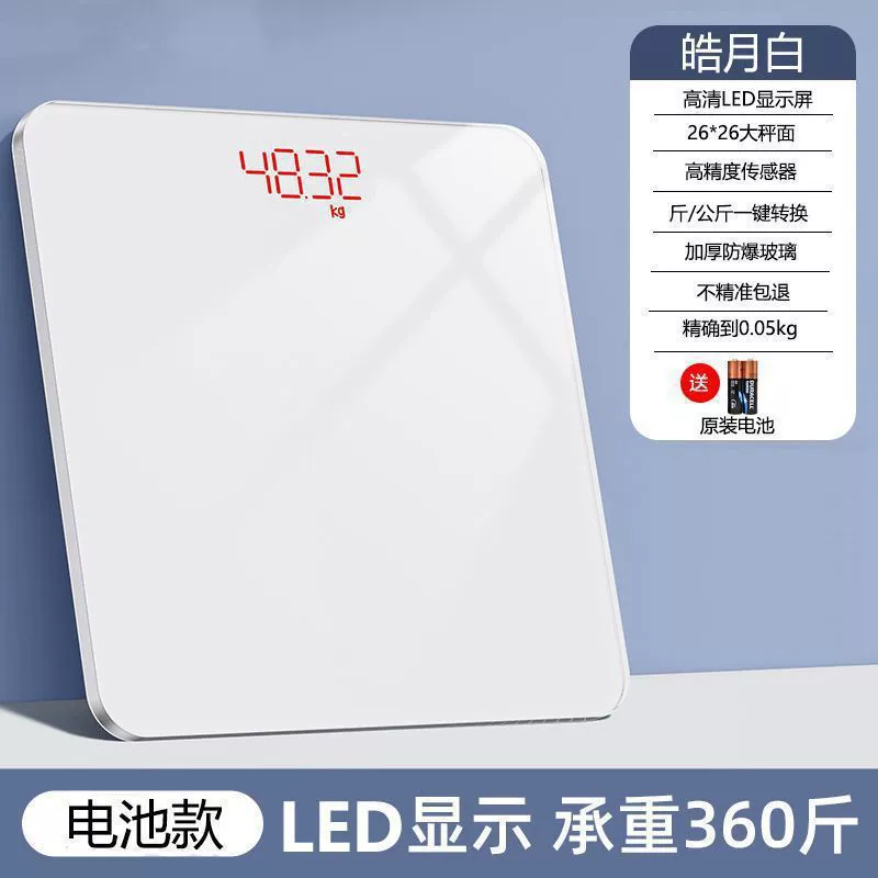 Умные электронные весы, перезаряжаемые, LED/LCD-дисплей, компактные 5×4×3 см