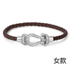 Trend bracelet, European style, micro incrustation, three colors, wholesale