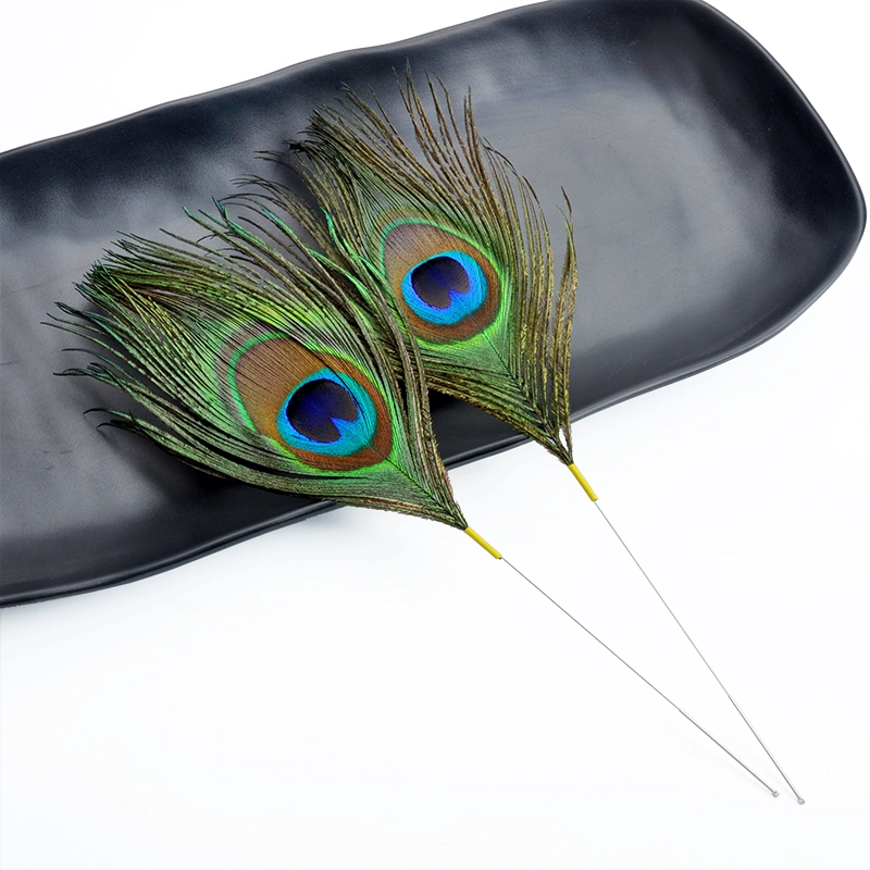 9ZRT Peacock Feather ostrich wool Sweeping SPA Massage Spa